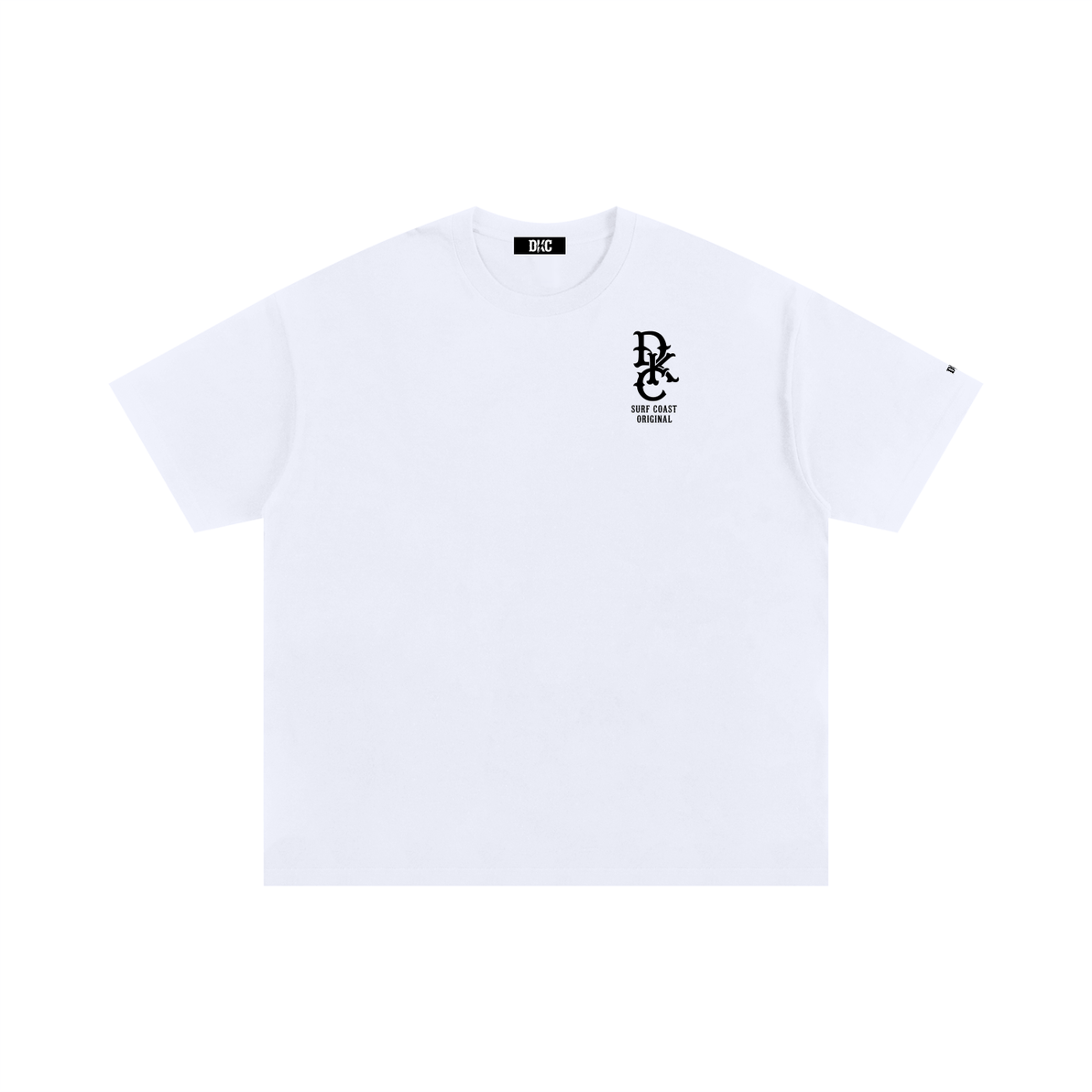Dropkick Monogram Shield White Tee