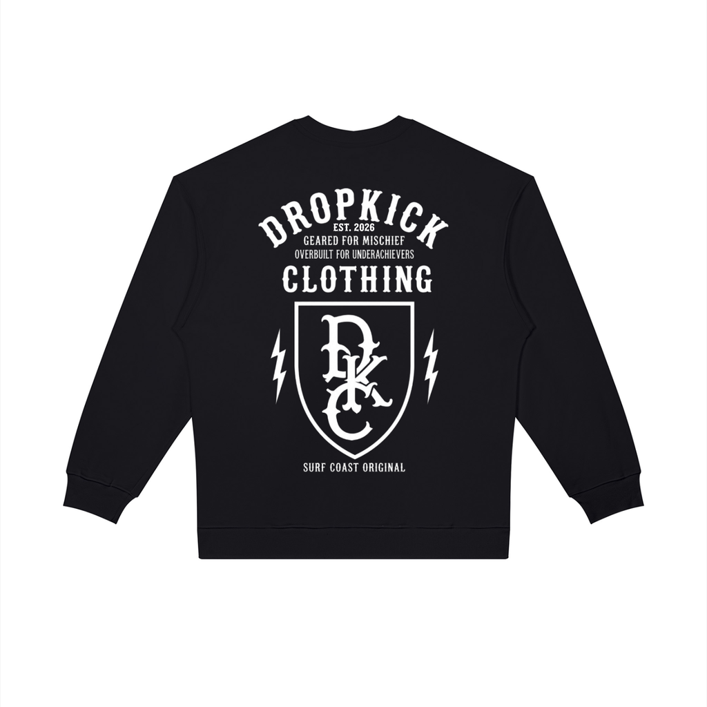 DKC Monogram with Shield crewneck