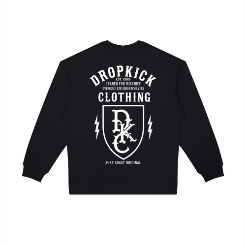 DKC Monogram with Shield crewneck